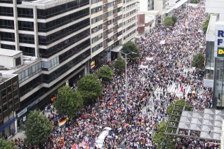 Orgullosamente Bogotá vivió su marcha LGBTI