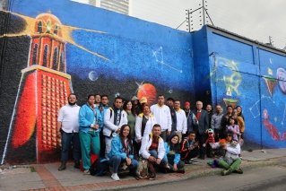 ¡Pinceladas de esperanza! Imponente mural realizado con apoyo de ciudadanos que habitaron la calle 