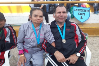 Los novios de las ‘Olimpiadas Incluyentes y sin barreras’ de Bogotá