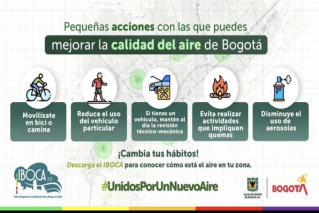 Distrito continúa monitoreando condiciones ambientales de Bogotá