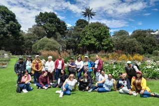 Estudiantes de la Casa LGBTI Laura Weinstein visitaron el Jardín Botánico