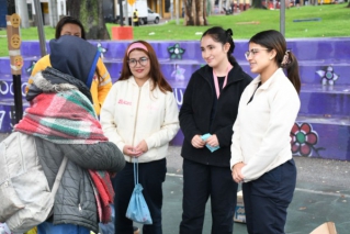 Habitantes de calle accedieron al autocuidado itinerante en el Parque Las Cruces 