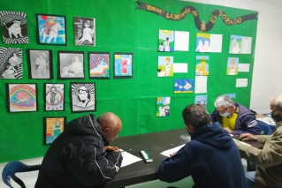 Primera exposición de arte para personas mayores en el Centro Día-Noche El Dorado