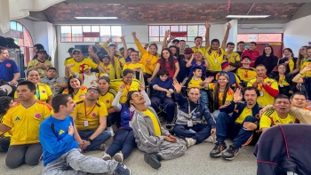 La pasión por la Selección Colombia unió a participantes de distintos servicios de Integración Social