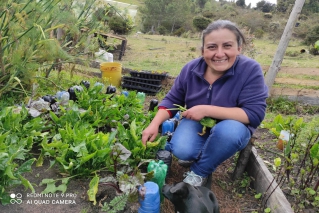 En la zona rural de Chapinero se siembra y se cosecha con amor