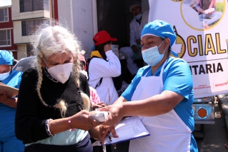 La Tropa Social entregó 3.600 refrigerios reforzados calientes en la localidad de Ciudad Bolívar 