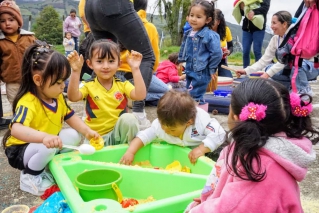 122 familias de 14 veredas de Usme recibieron paquetes alimentarios
