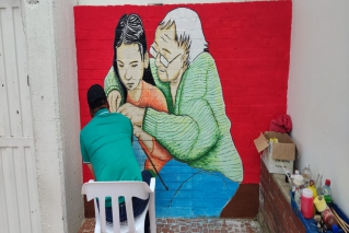 Félix, un pintor tejedor de sueños en Ciudad Bolívar