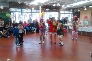 Con música, payasos y dulces, los niños, niñas y con discapacidad de San Cristóbal, celebraron su día