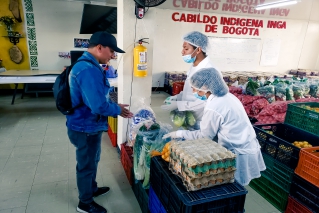 Bogotá garantiza la seguridad alimentaria para cabildo indígena INGA