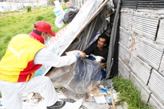 La Tropa Social sigue llevando alimento y apoyo a las personas más vulnerables de Bogotá