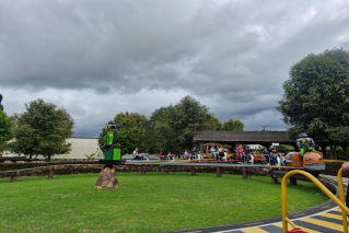 Niñas y niños de Centros Proteger vivieron una jornada de naturaleza, juego y aprendizaje en el Parque Jaime Duque