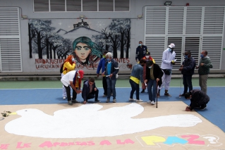 Exhabitantes de calle participan en la Semana por la Paz
