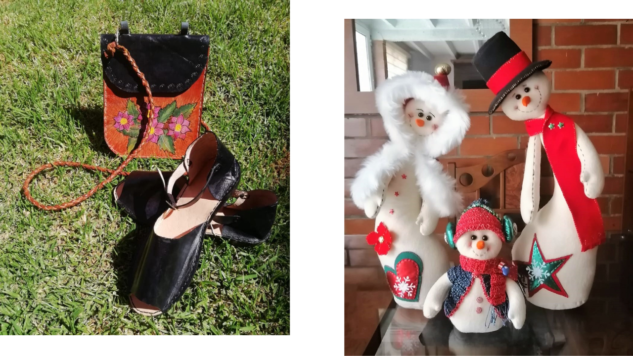 foto de manualidades hechas por mujeres