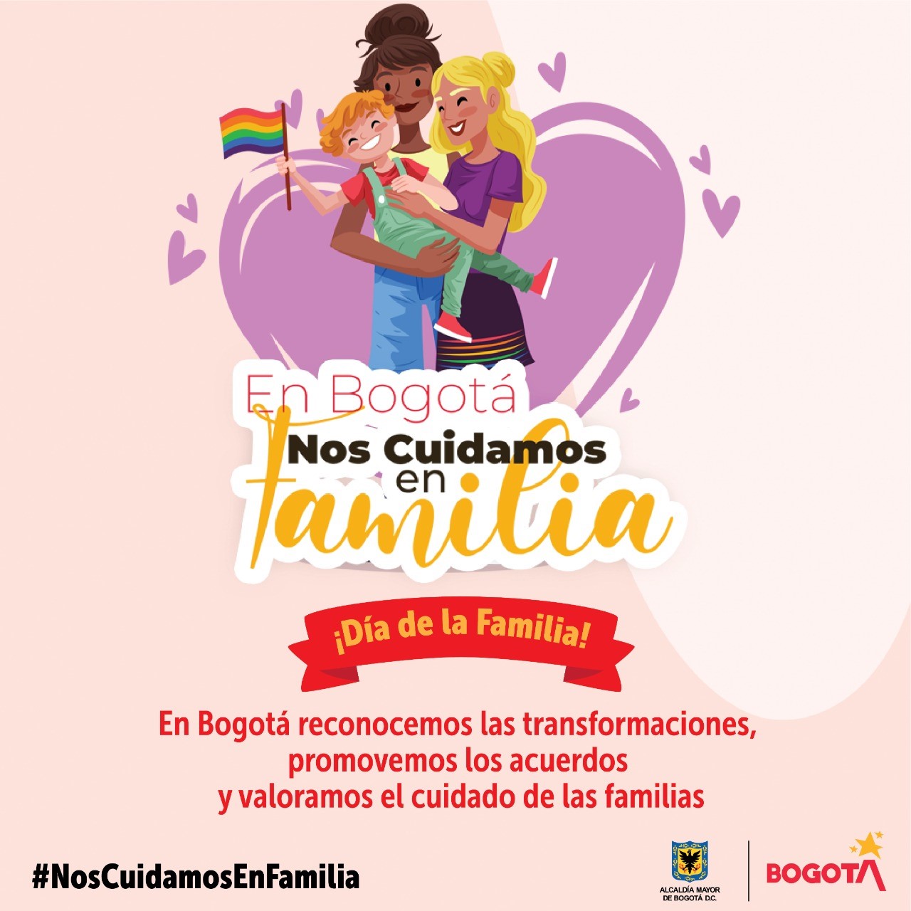pieza grafica del dia de la familia