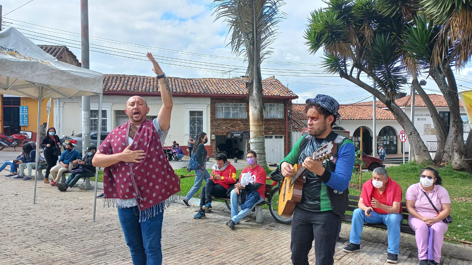 foto de hombre cantando