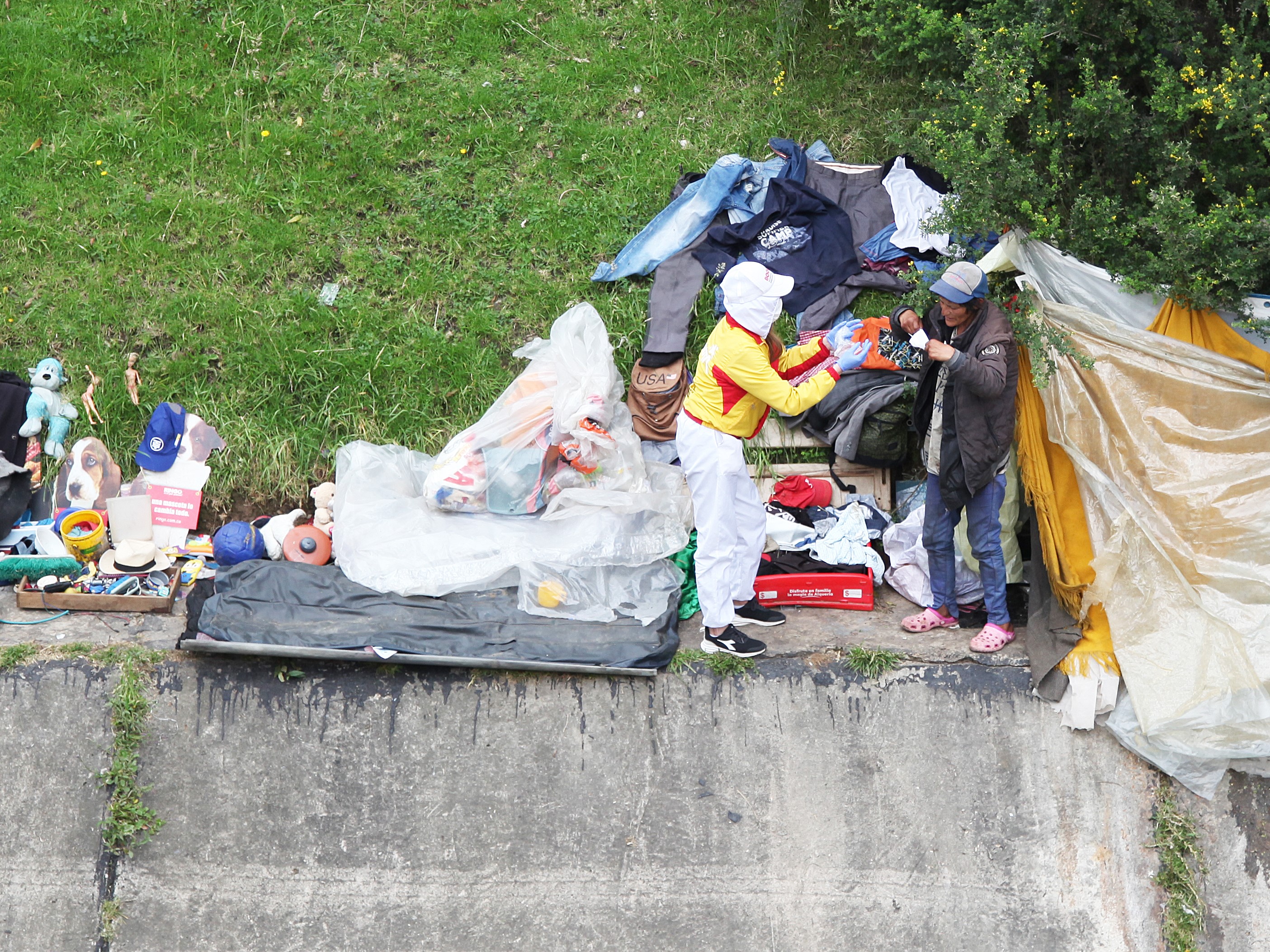foto de habitantes de calle