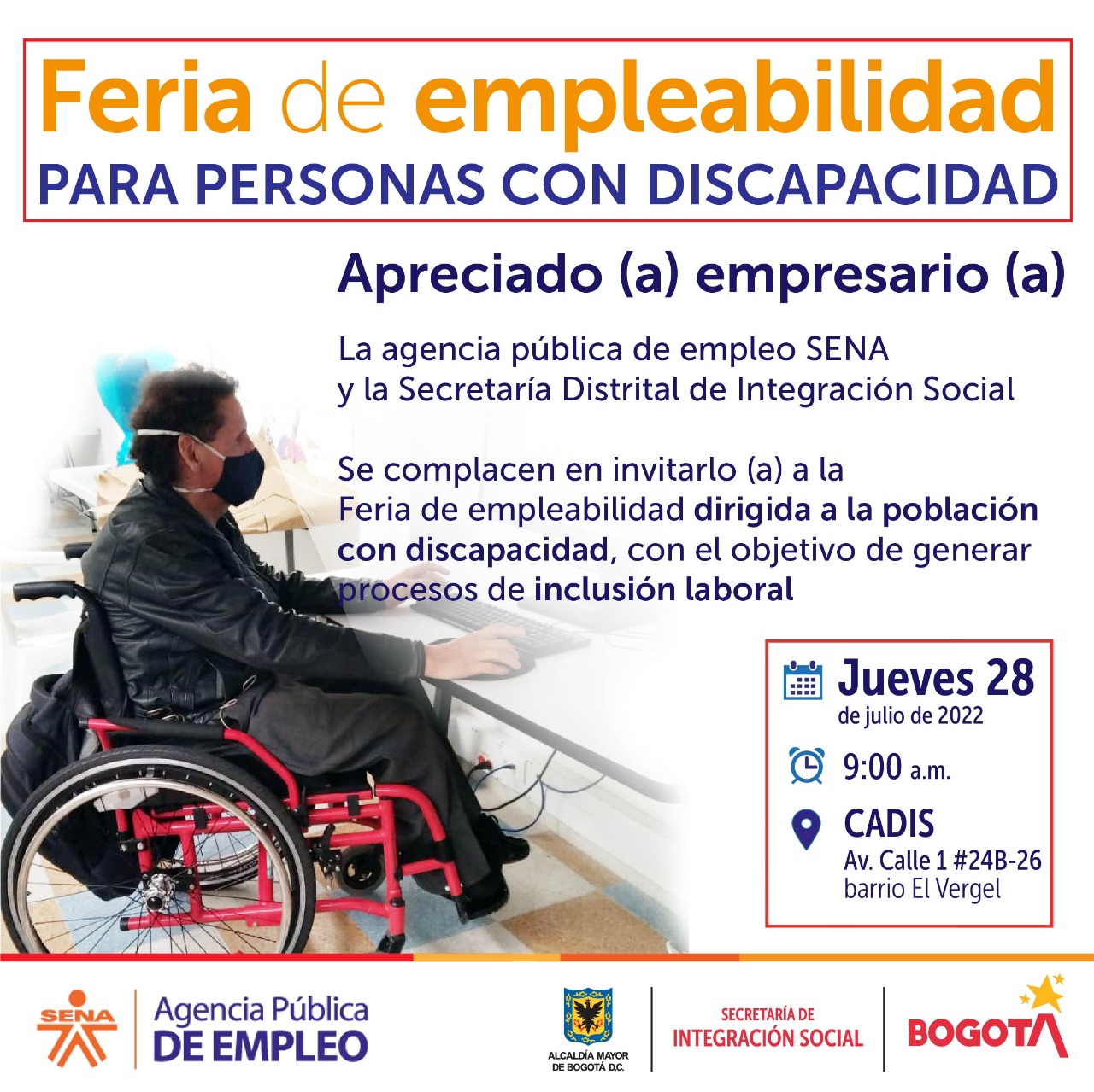 pieza publicitaria feria de empleo