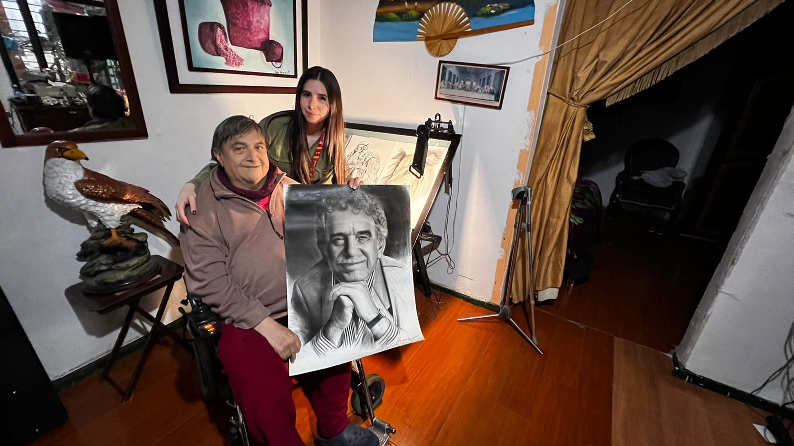 A través del arte y la pintura