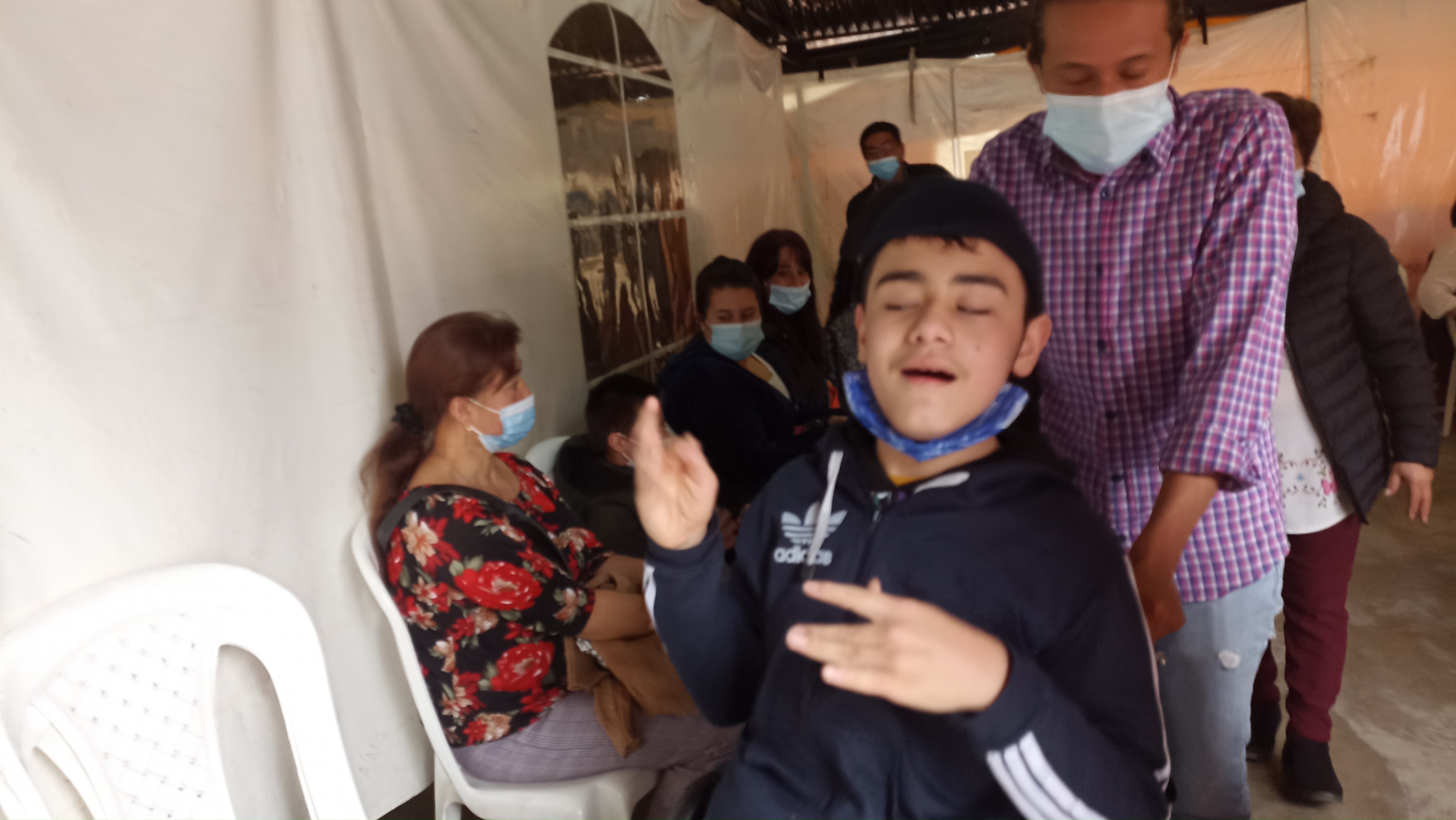 foto de niño con discapacidad