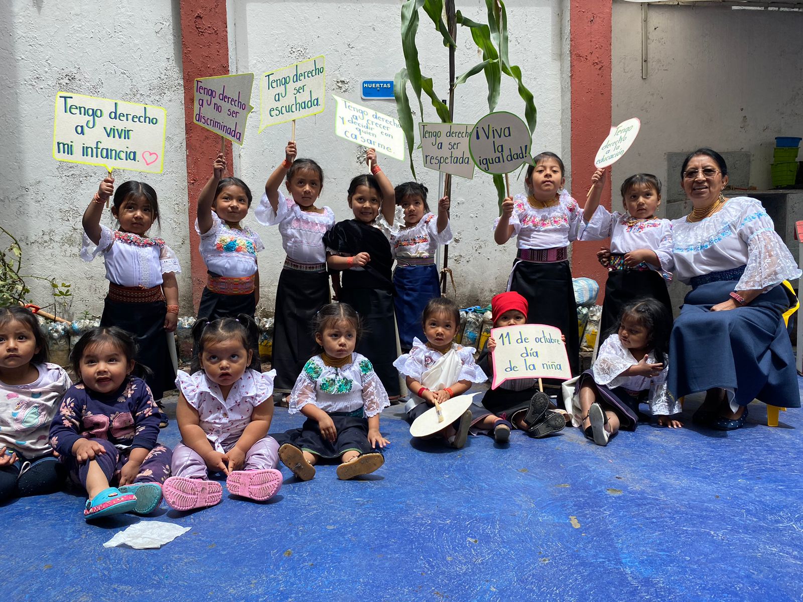 niños sonriendo