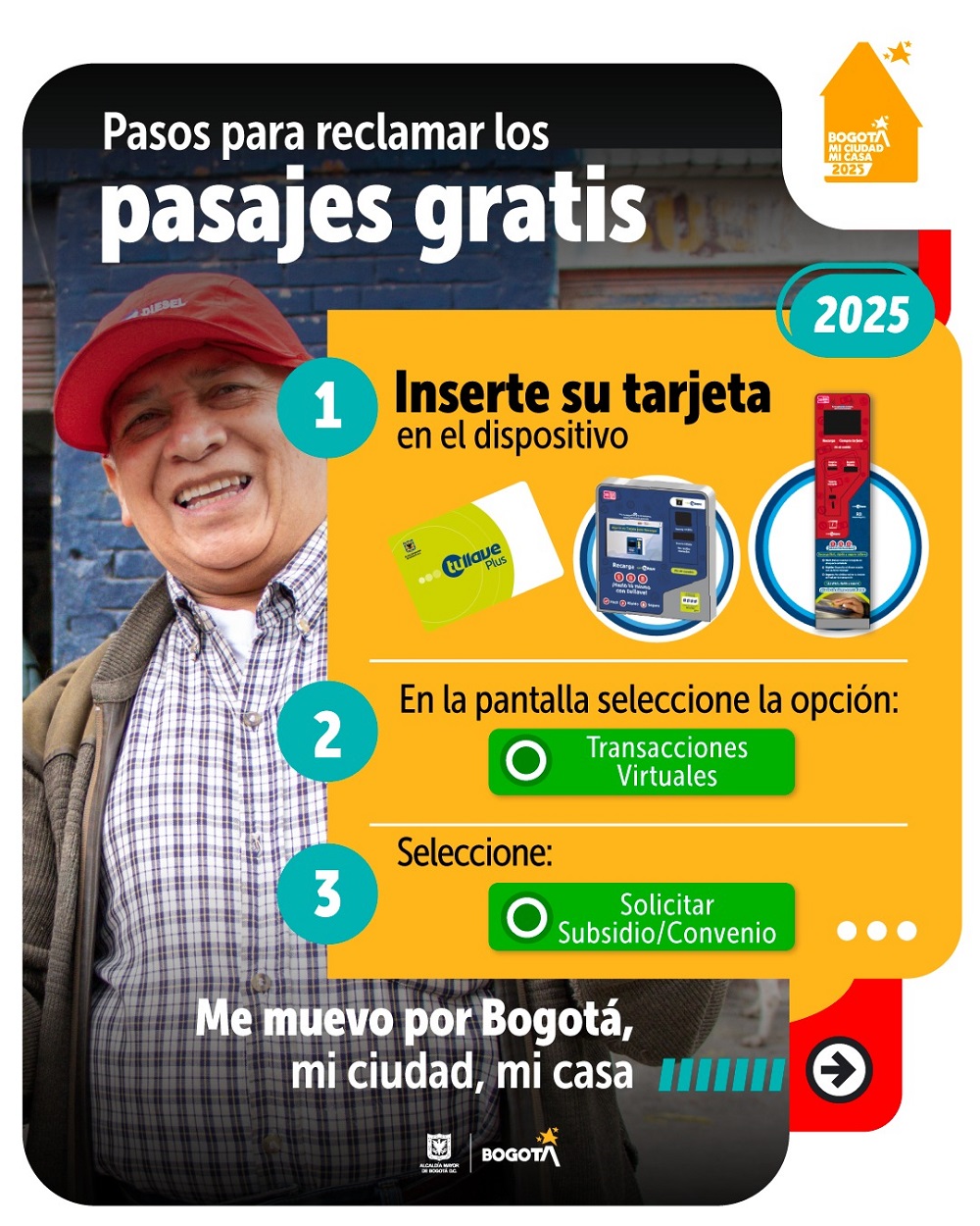 pieza grafica pasajes gratis