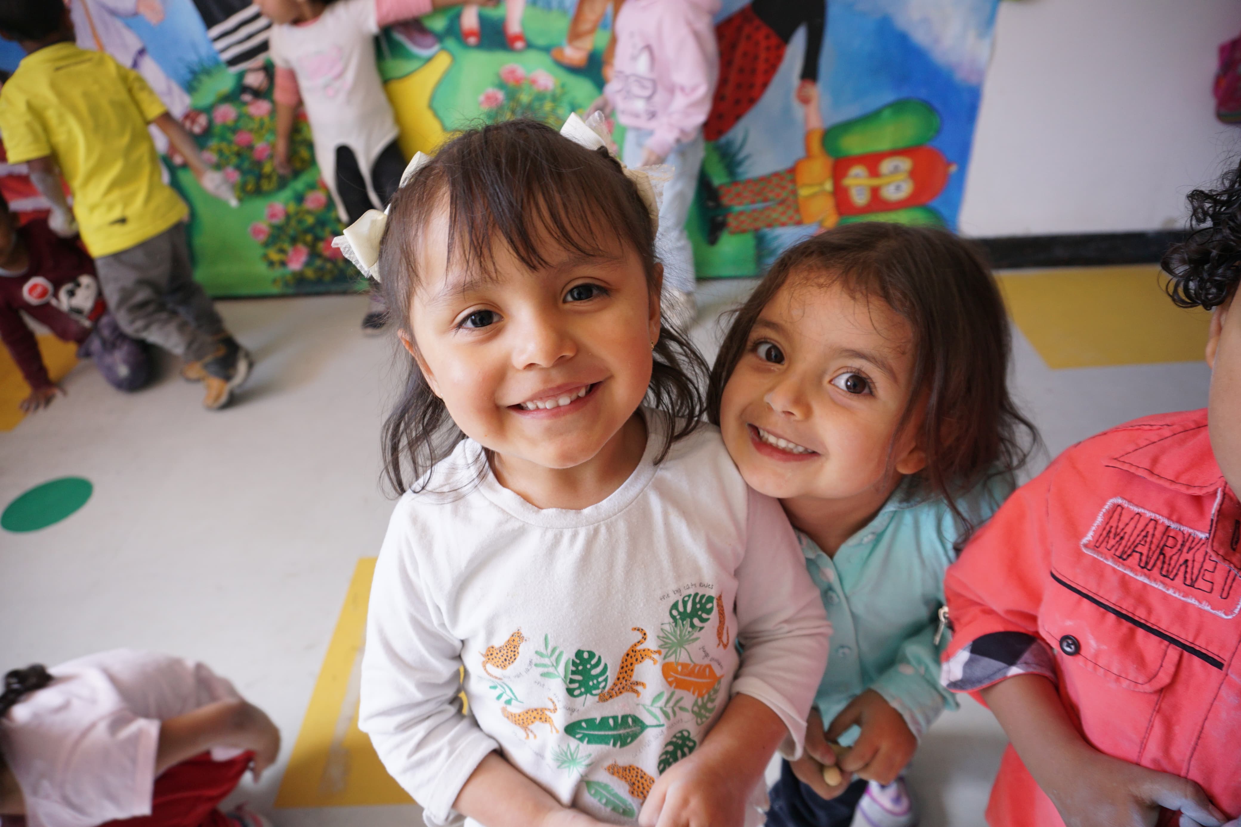 Foto niñas jardines infantiles