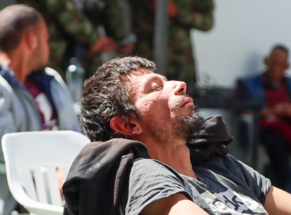 foto de persona habitante de calle