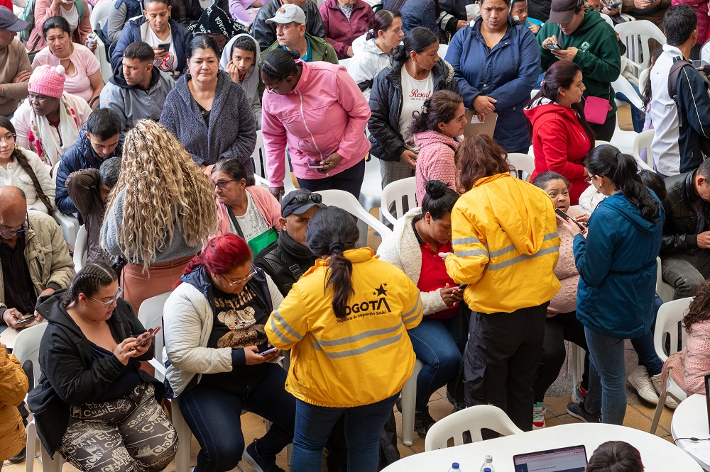 foto de feria de ingreso minimo garantizado