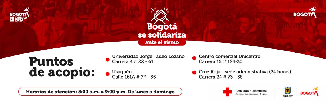 Información centros de acopio en Bogotá