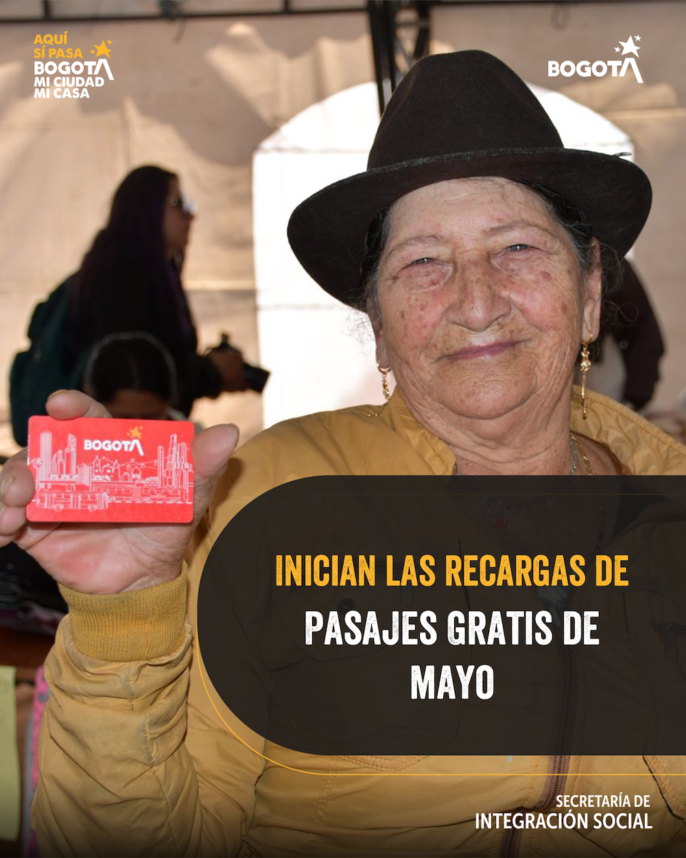 Pieza grafica pasajes gratis
