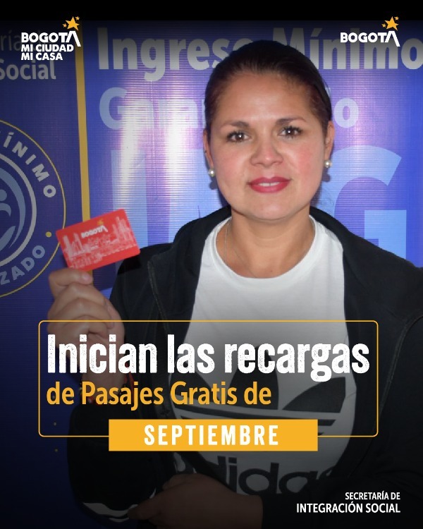 Pieza grafica con informacion de que inician las recargas