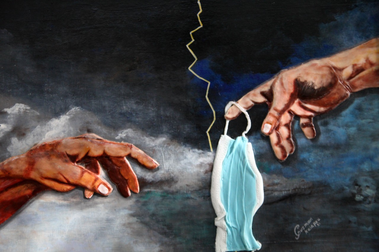 foto de cuadro pintado por artista
