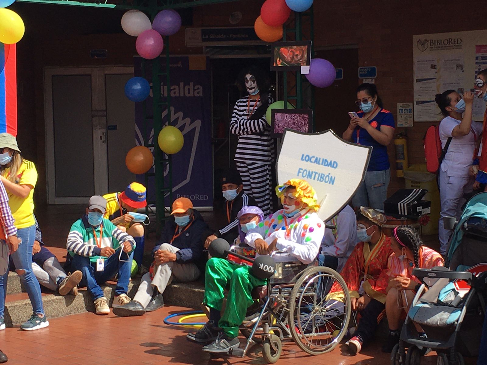 foto de actividades del mes de la discapacidad en fontibon