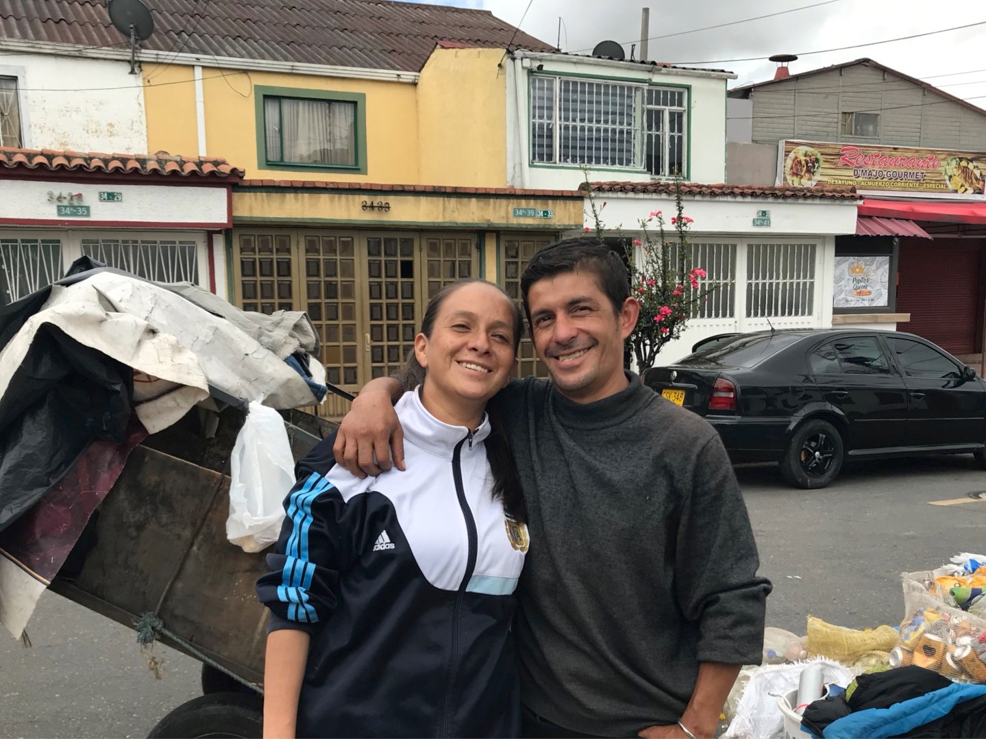 foto de pareja de carreteros