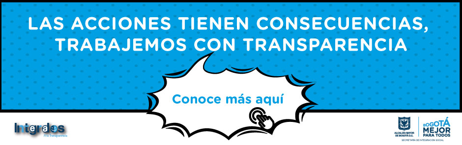 Imagen de la campaña de transparencia