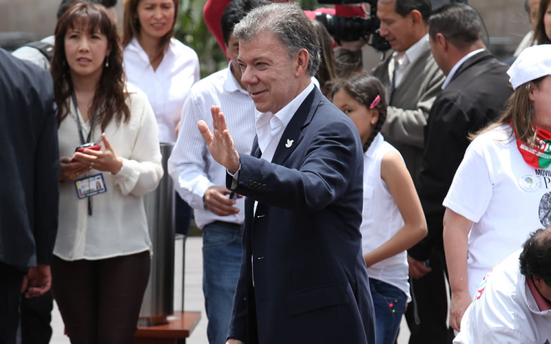 Foto de presidente Santos