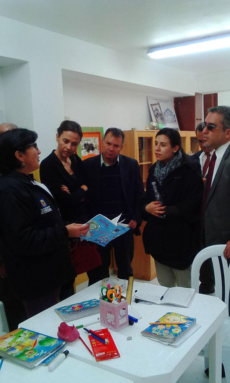 Embajadores de visita en Martires 2