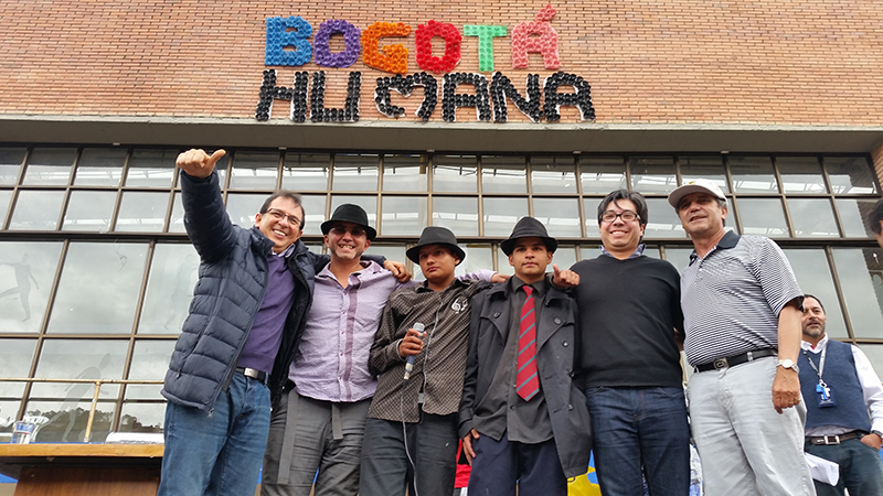 Foto de participantes en el evento Reciclar, Reutilizar y Reducir