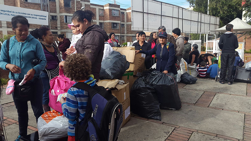 Foto de participantes en el evento Reciclar, Reutilizar y Reducir 2