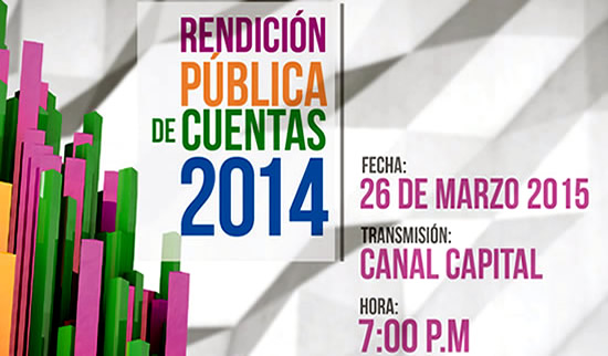 Rendición de cuents 2014