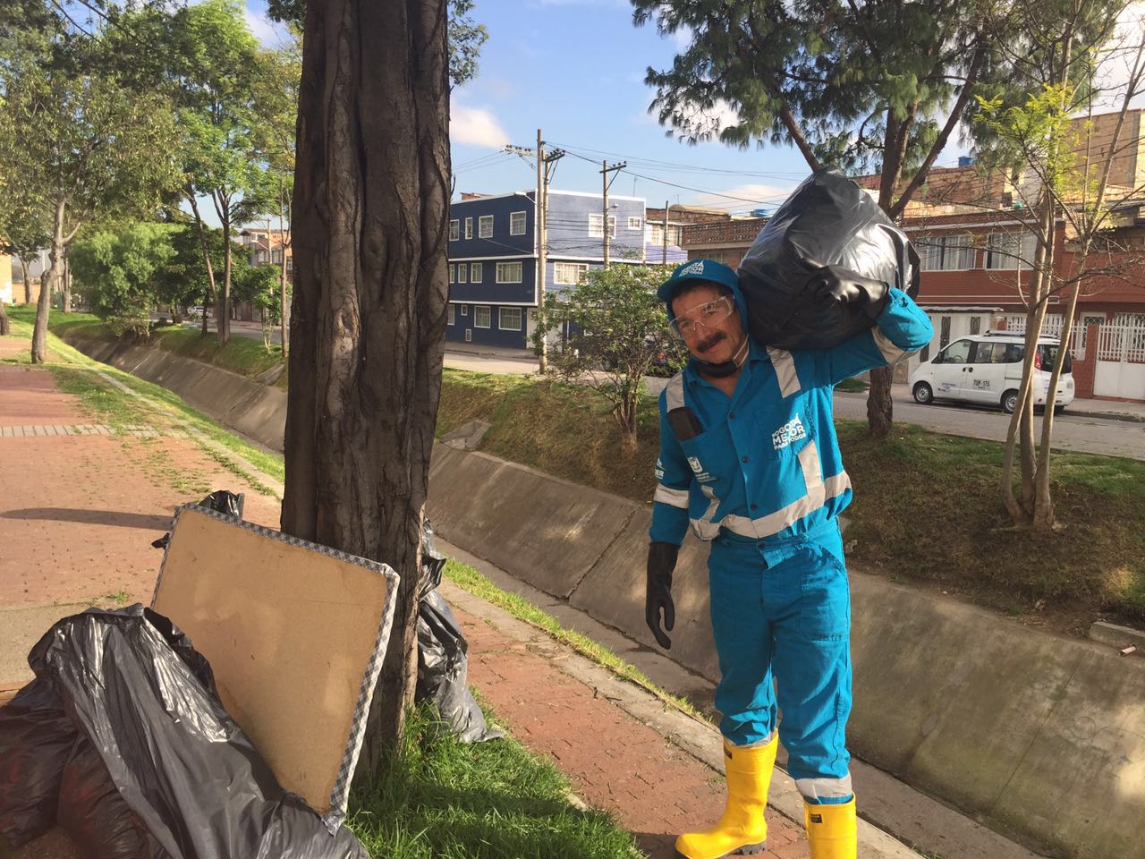 foto de reciclador