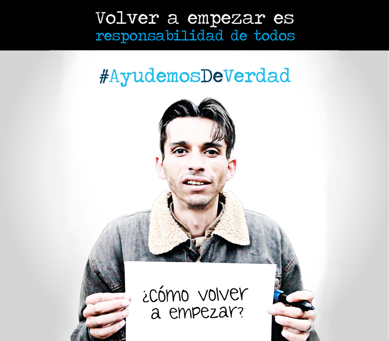 campaña con ex habitantes de calle