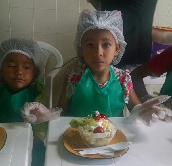 foto de niños chefs
