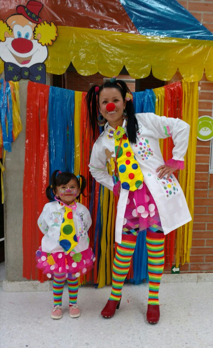 foto de profesora payasa