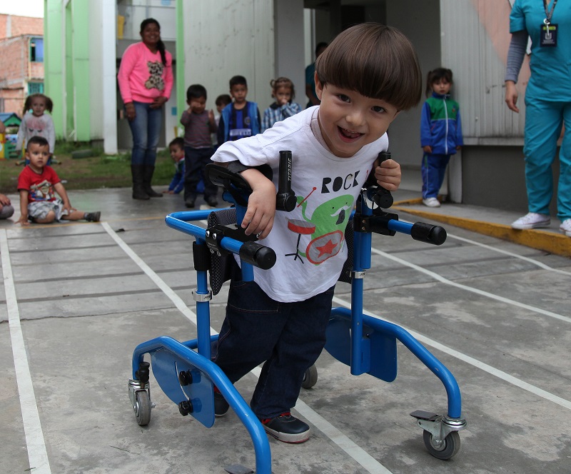 foto de niño con discapacidad en olimpiadas
