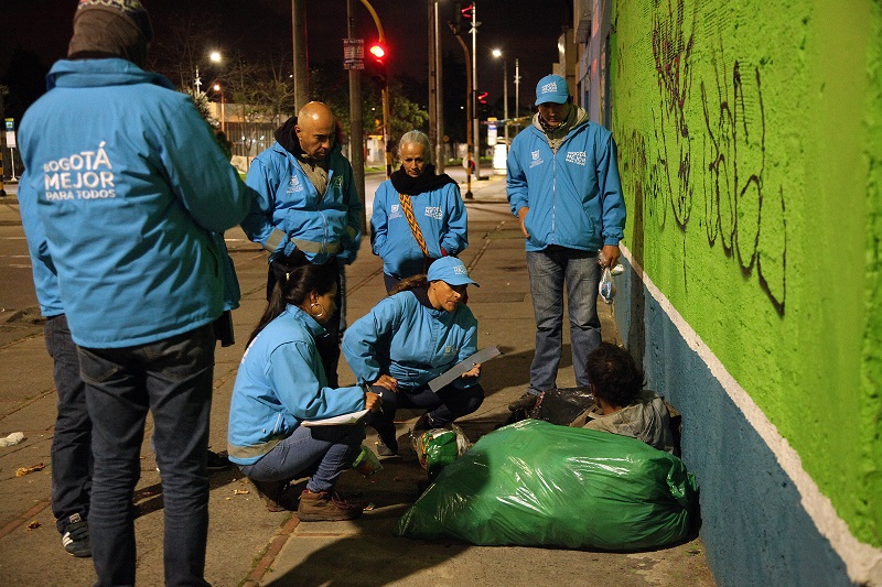 Voluntarios de la calle