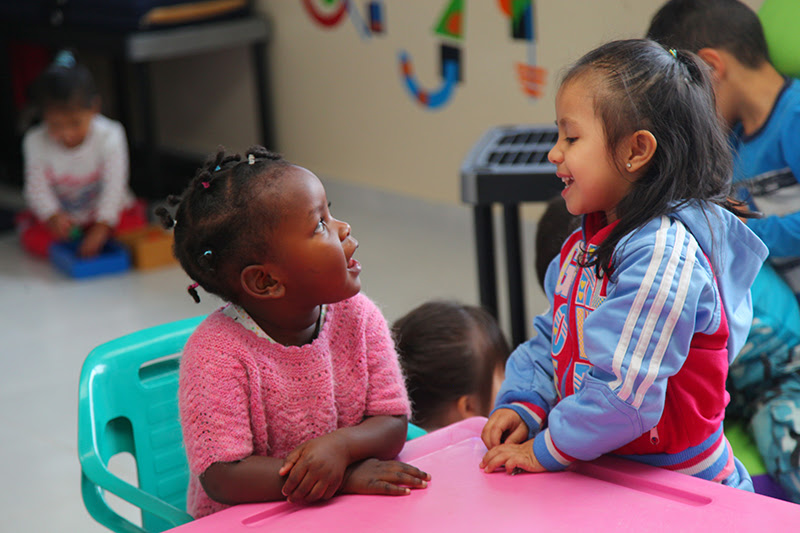 Foto de dos niños
