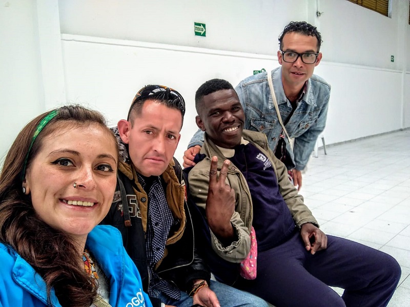 foto de ex habitantes de calle