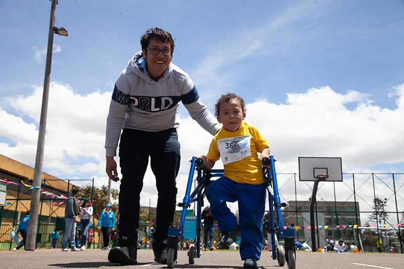foto de niños con discapacidad